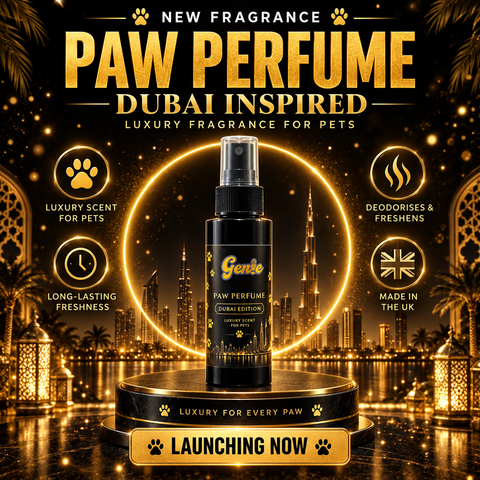 Genie Paw Perfume – Luxury Long-Lasting Pet Fragrance & Deodorising Spray – Made in the UK