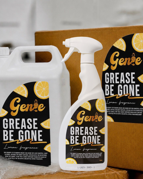 Starter Kit: 5 Litre Genie Grease Be Gone with 750ml Spray bottle PRE ORDER